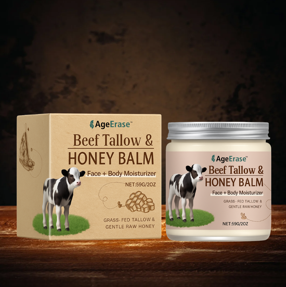 AgeErase™ | Beef Tallow & Honey Balm