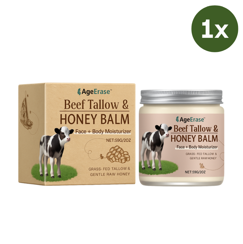 AgeErase™ | Beef Tallow & Honey Balm