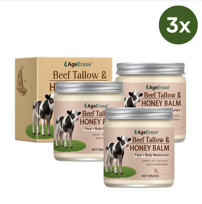 AgeErase™ | Beef Tallow & Honey Balm